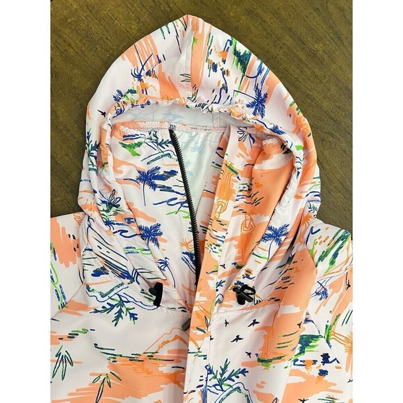 Maaji Size M Magical Protective Activewear Hooded Windbreaker Jacket Full Zip - Picture 5 of 11